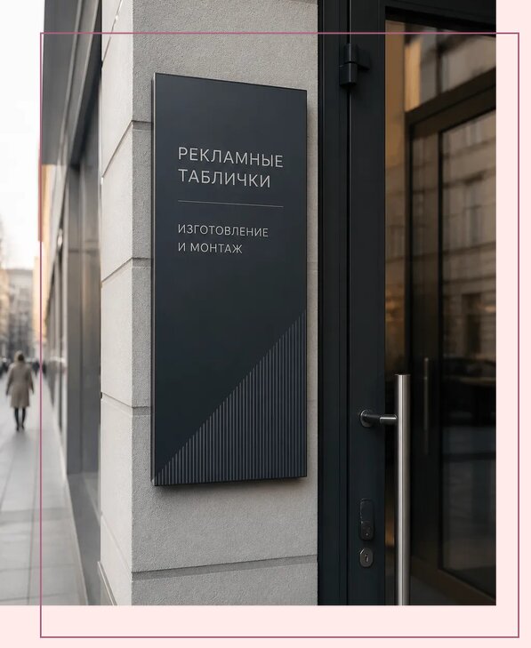 Рекламные таблички в Искитиме по цене от 4586 р. | Аванза-Скм